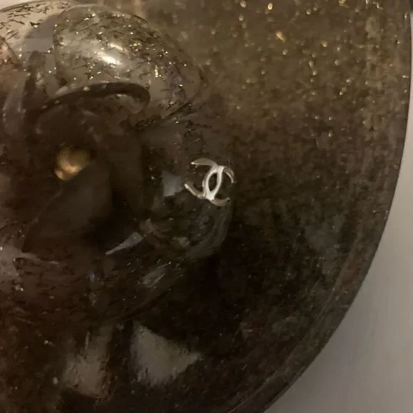 Chanel Camellia Flower Gold Jelly Interlocking CC Sandal EU 41 US 10-10.5 Flats - Picture 10 of 10